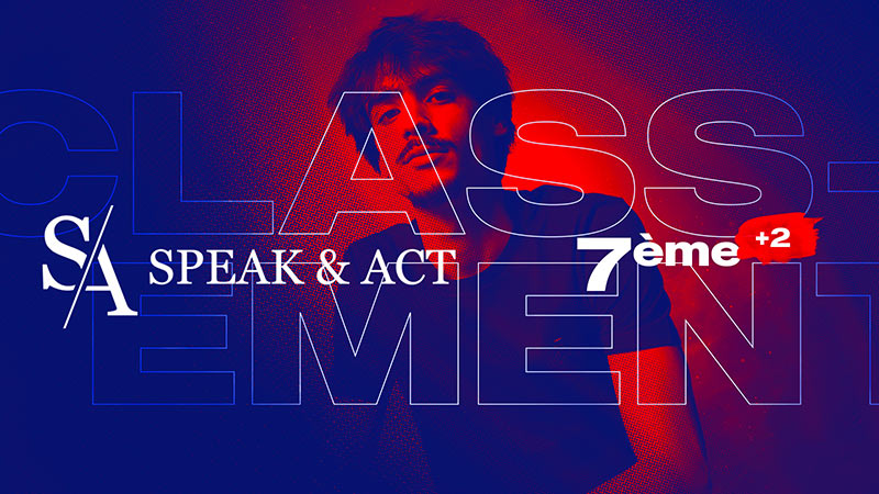Classement 2024 Speak&Act : + 2 places Classement 2024 Speak&Act : + 2 places