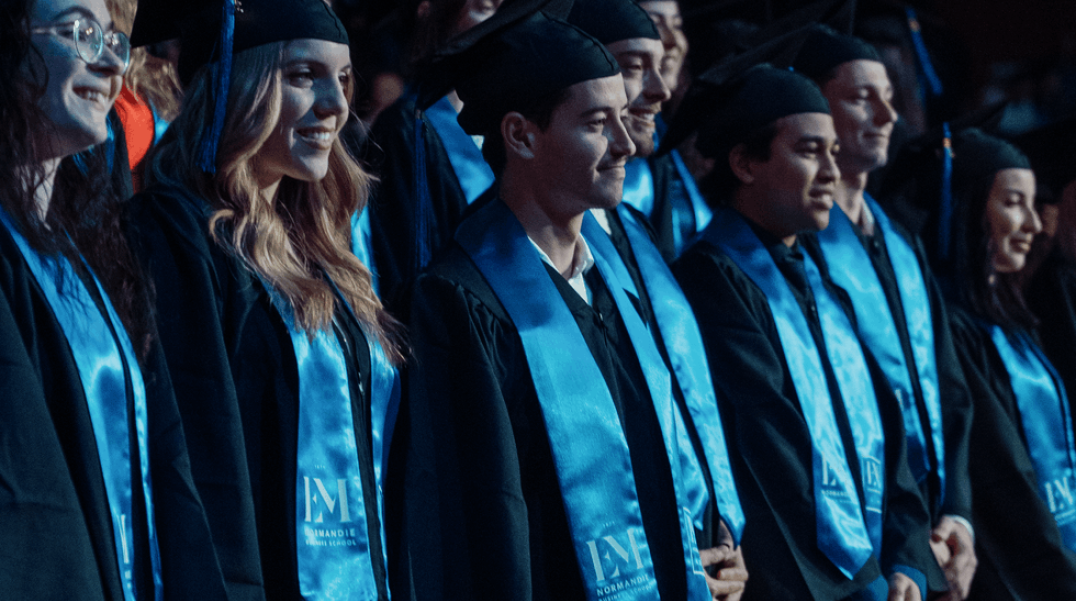 Ceremony for EM Normandie's 2024 graduates