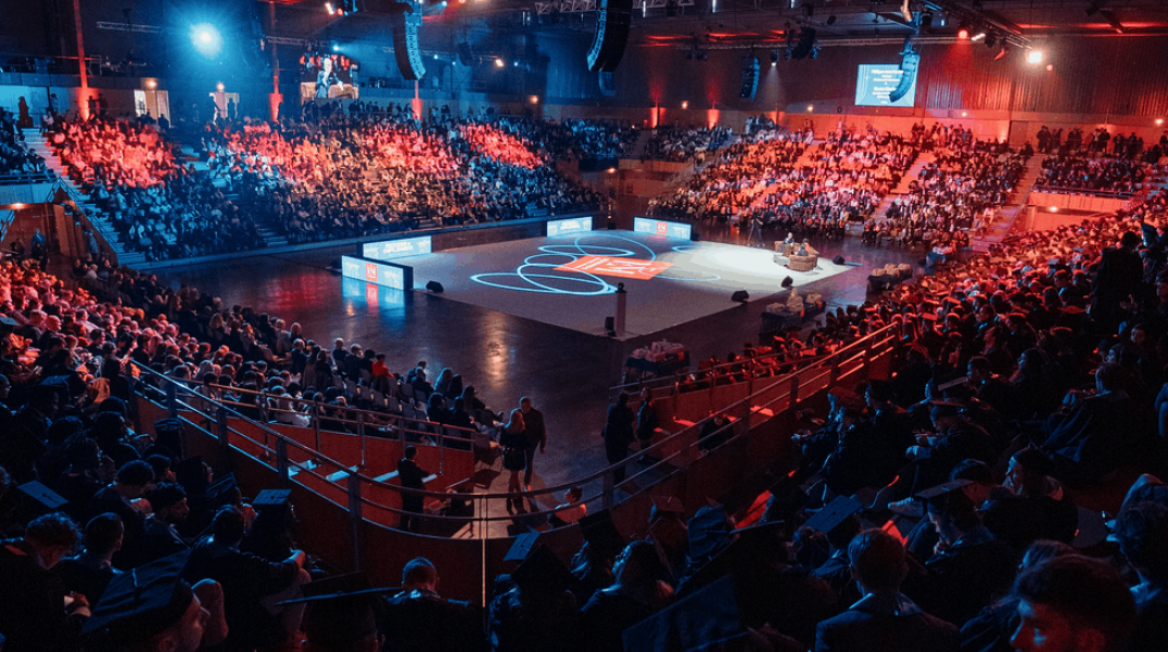 Ceremony for EM Normandie's 2024 graduates - 360 stage
