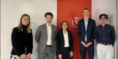 Group picture with céline place, french ambassador in ireland