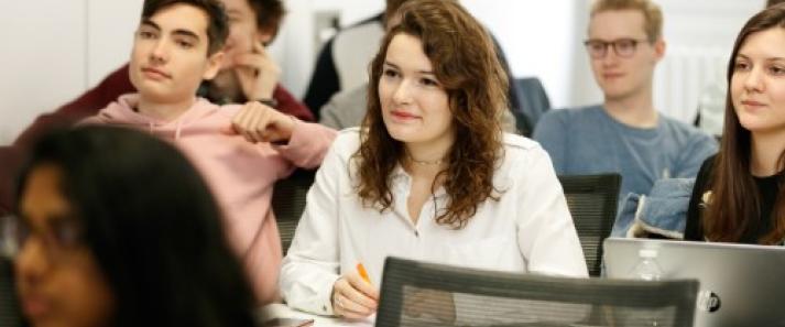 Students in class