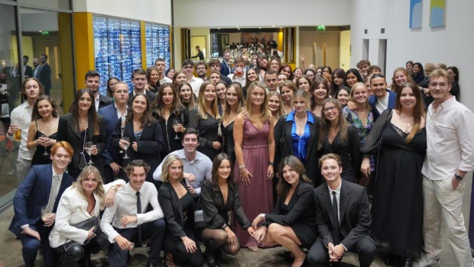 Group photo at the gala