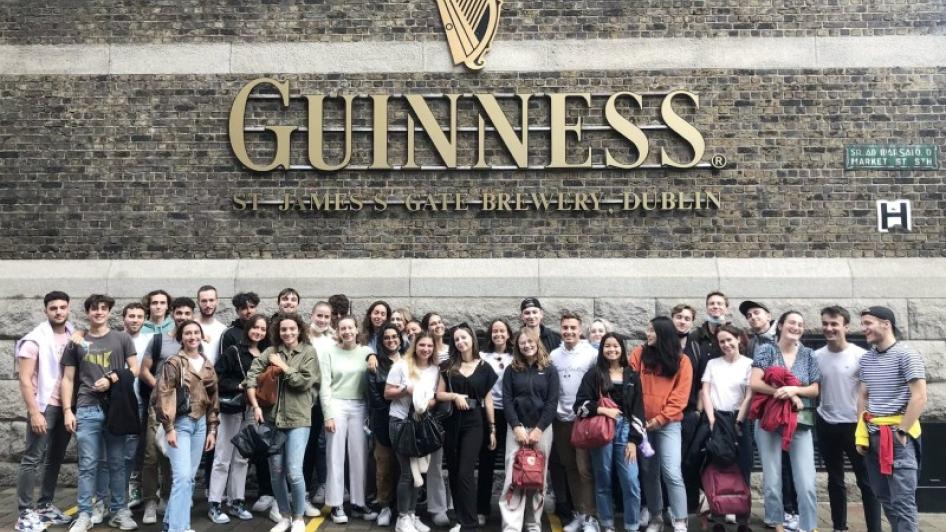 Welcome week - visit at Guinness brewery Welcome week - visit at Guinness brewery